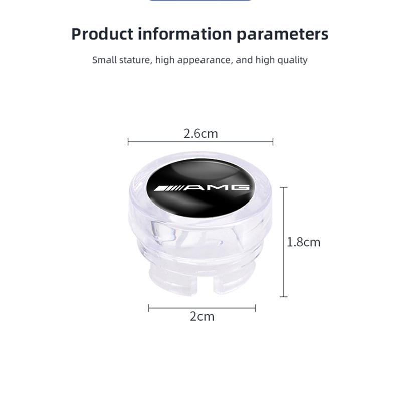 Car Cigarette Lighter Cover Dust Cap Decorative Accessories For Mercedes Benz AMG GLE GLS CLA CLE GLC CLS GLA W223 Valve Cap BJ1