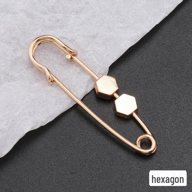 Регулируемая булавка для юбки на талии: Металлическая брошь, защищающая от воздействия окружающей среды, аксессуар для одежды