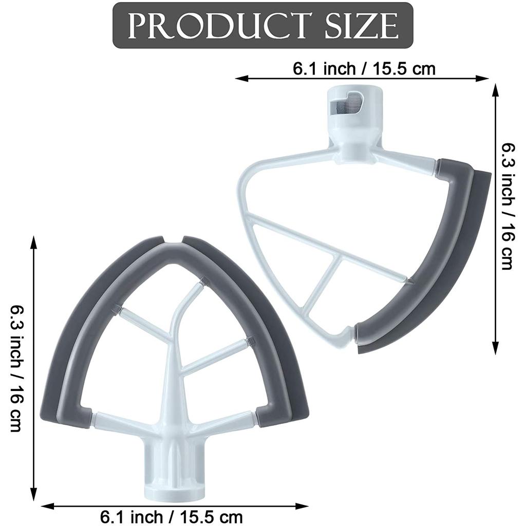 Набор венчиков Flex Edge для миксера-аксессуара, венчик для миксера Kitchenaid для миксера с подъемной чашей объемом 4,5–5 кварт