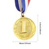 Золотая/серебряная/бронзовая медаль 5 см, спортивные награды с шейной лентой, награды для студентов, награды за участие в конкурсе талантов, гонке за звание чемпиона