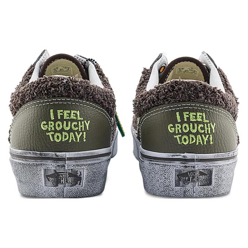 Vans X Улица Сезам Стиль 36 'Коричневый Оливково-зеленый' Vans VN0A54F6YJ7