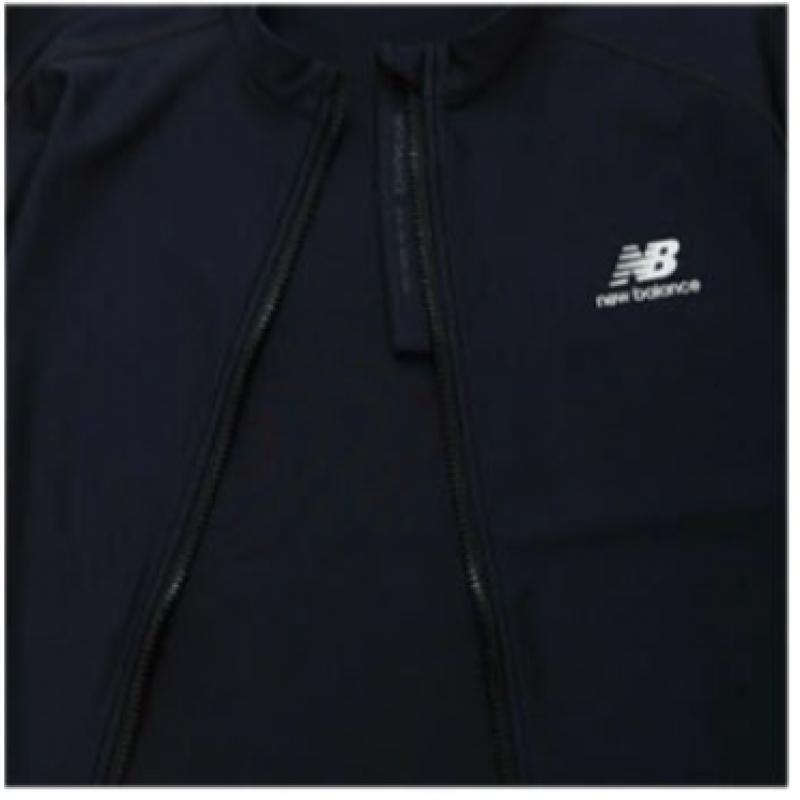 New Balance Club Nbmdd32703 Bk Летний Рашгард на молнии унисекс мужской