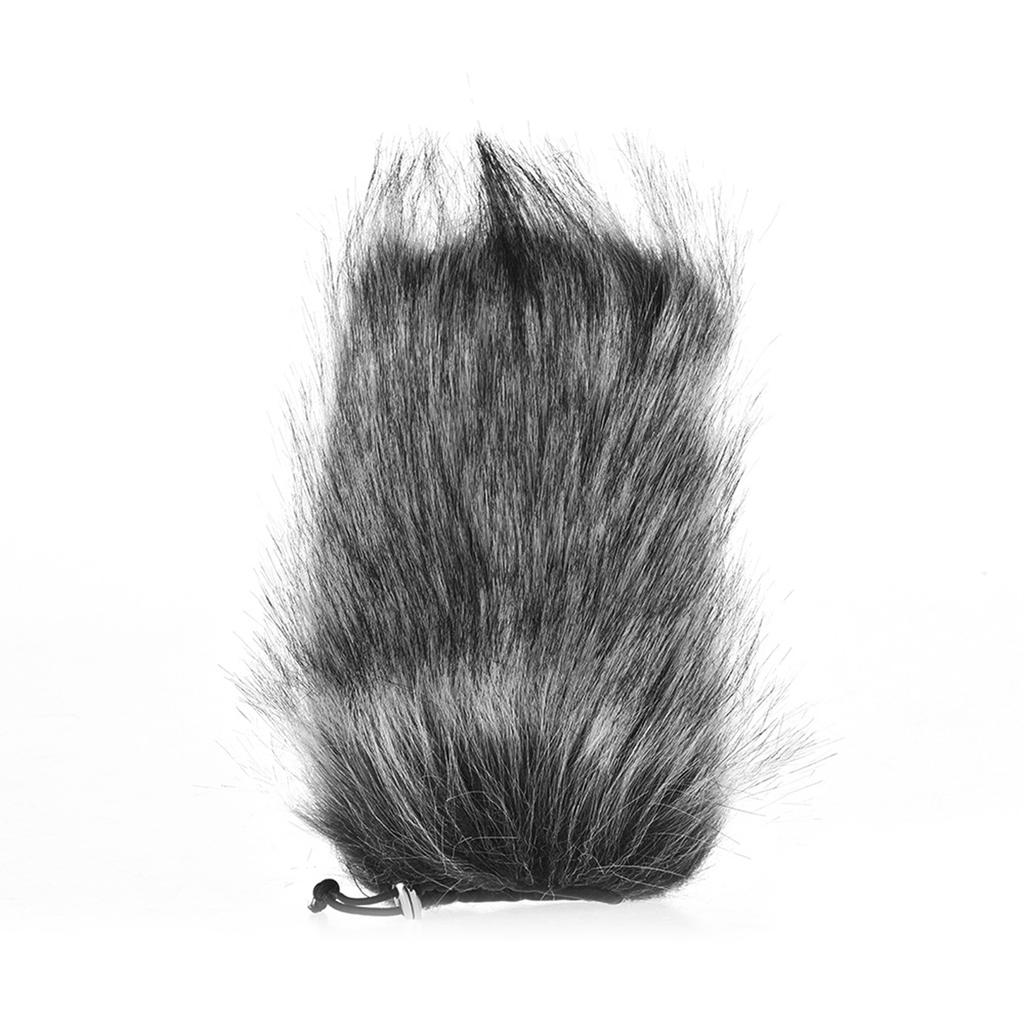 Universal Professional Microphone Furry Windscreen Flexible Mount Fur Windshield for Rode VMGO Video Mic GO, VideoMic
