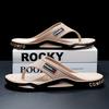 Men's Flip-Flops Summer Beach Sandals Non-Slip Soft Thick Sole Casual Thong Sandals