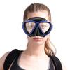Adult Diving Goggles Swimming Scuba Snorkel Equipment Anti Fog Underwater Glasses(Blue )