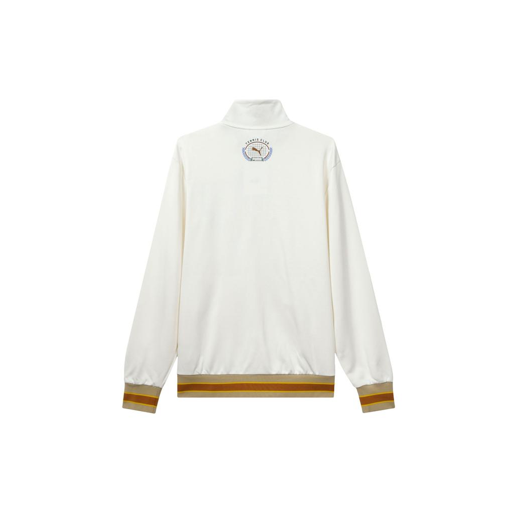 Puma Куртка мужская с цветным блоком и воротником-стойкой, с длинным рукавом, белая 628308-65