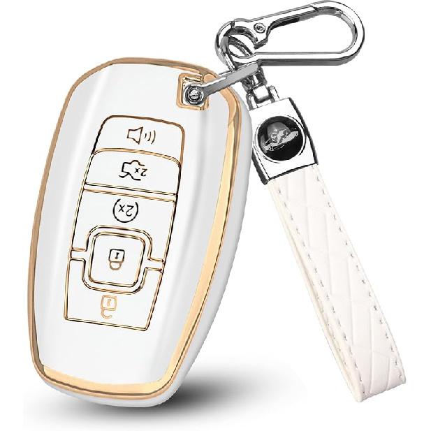 Чехол для брелока Lincoln Совместим с Aviator Corsair Nautilus Navigator Continental MKC MKZ MKX Корпус-оболочка для ключа