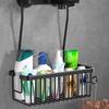 Wall-Mounted Bathroom Hanging Basket Toilet Shower Rack  Bath Products Storage Accessories