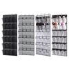 24 Pockets Wall-mounted Shoe Organizer Closet Shoe Rack Large Mesh Pocket Clear View Storage Bag Hanging Over The Door Shoe Rack