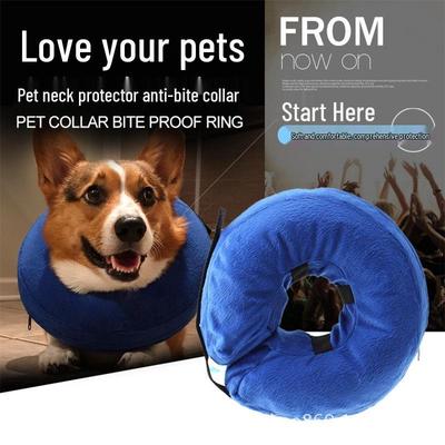 Елизаветинский ошейник: Надувной ПВХ ошейник против укусов и вылизывания для питомцев