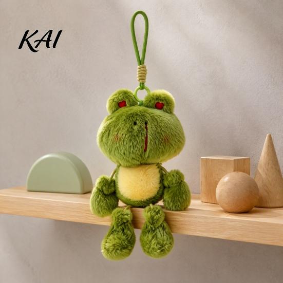 Милый Мультяшный Подвеска-Сумка Забавная Лягушка Плюшевая Брелок с Ароматом и Подвижными Конечностями, Мягкая Мягкая Игрушка Новинка Шарм для Рюкзаков Ключей, Декоративный