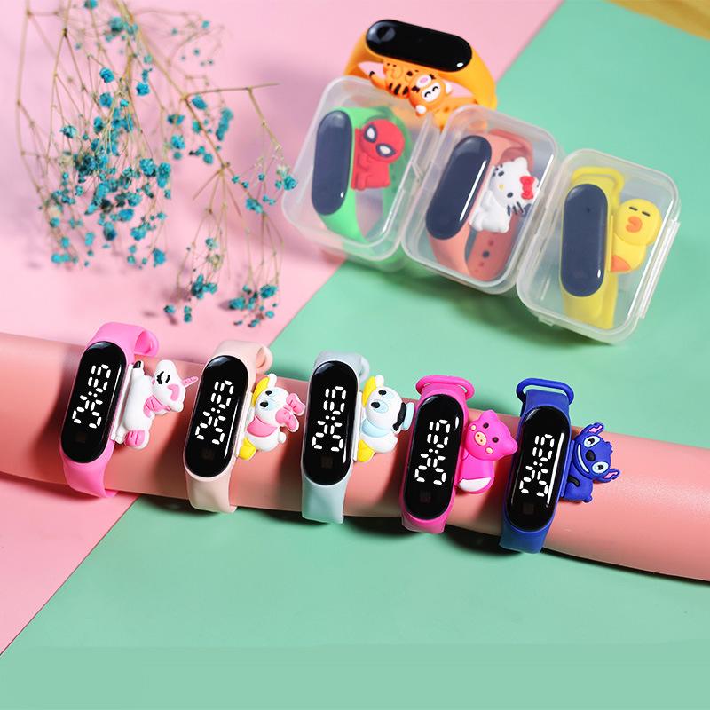Новые детские часы M3 Touch Cartoon Sports LED Watch LED Doll Kids Watch Women Waterproof Clock For Girls Boys Electronic Bracelet Fashion