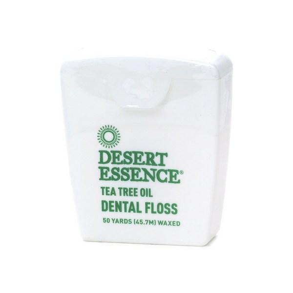 Зубная нить Desert Essence с маслом чайного дерева 45,7 м, 1 шт., 1 шт.