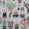 Ткань Cotton Flex Dusty Green Fabric Cactus Diy для стегания одежды, принт, ткань по ярдам 40 дюймов