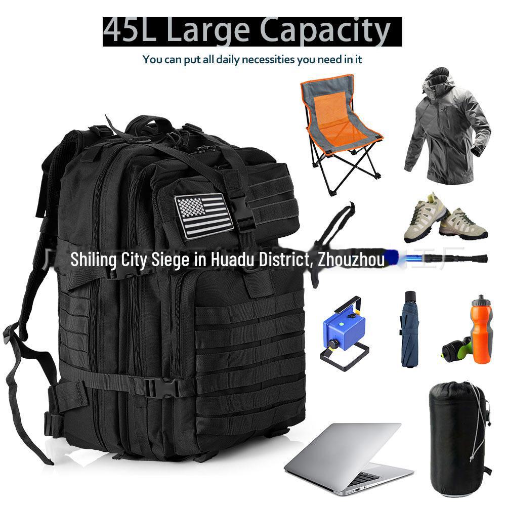 Тактический многофункциональный камуфляжный рюкзак с двумя плечами для велоспорта, путешествий и спорта