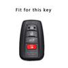 TPU Remote Key Cover Case Fob Holder for Toyota Camry RAV4 Prius C-HR 4 buttons