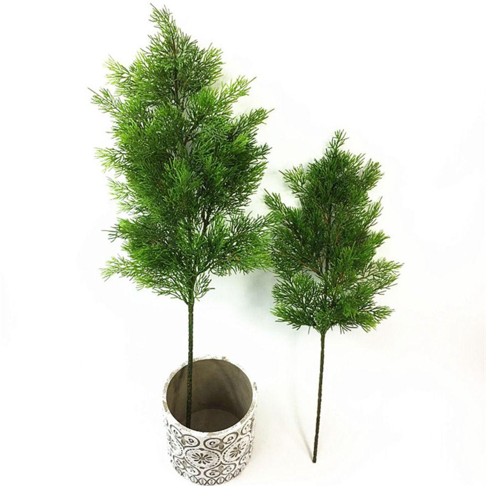 Accessories Home Decor Xmas Pines Cypress Leaf Artificial Plant Pine Needle Leaves Leaves Branch