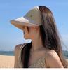 Универсальная соломенная шляпа-цилиндр с фланцами, женская, весна-лето, большие поля, закрывающие лицо, солнцезащитный крем, новая