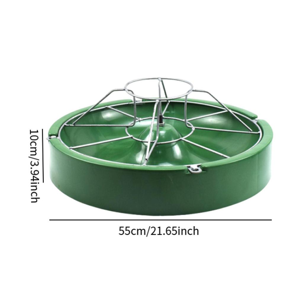 Pig Trough Livestock feed Bowl Container 8 Slot Basin Accessories Pig Waterer