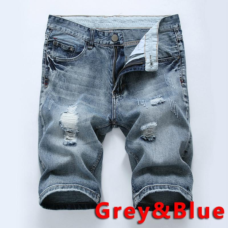 Casual Men Denim Shorts Pants Men Summer and Autumn Fashion Retro Style Jeans Shorts
