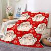 1pc Santa Claus Design Blanket Warm, Cozy, And Soft, Suitable for Sofas, Beds, Cars, And Office Use.Perfect for Camping And Travel, Making It a Great