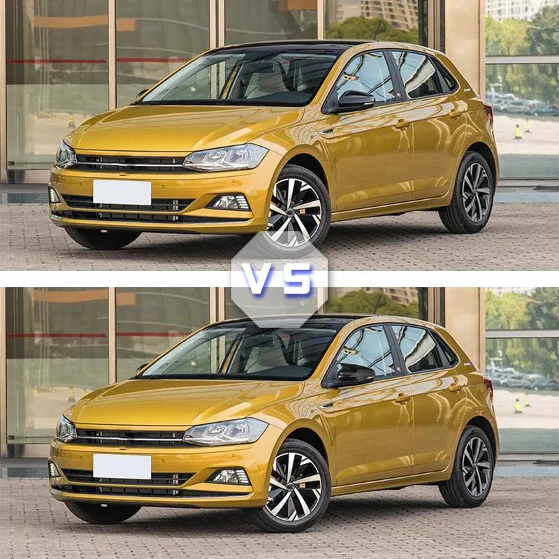 Пара чехлов на зеркала заднего вида в стиле М для VW Polo 6 MK6 AW 2018- и для Volkswagen POLO GTI 2018-накладки на зеркала в виде ракушки
