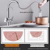 All-Copper Dual-Use Pull-Out Kitchen Faucet with Hot/Cold & Water Purifier