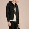 Burberry Мужская толстовка с капюшоном на молнии в клетку Clarendon Черный/Серый 40155581