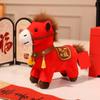 Zodiac Horse Theme Doll Good Luck 2026 Blessings PP Cotton Filling Doll Auspicious Horse Soft Toy Home Decor