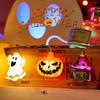 Halloween Decoration Led String Lights,Pumpkin Ghost Spider Web Hanging Lamp,Home Outdoor Lantern Props