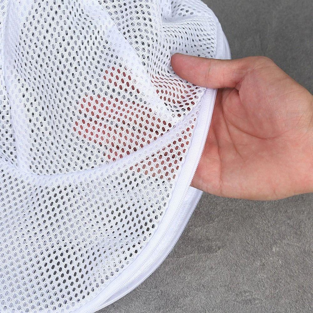 Anti-Deformation Baseball Hat Washers with Hat Rack Sturdy Hat Washer Bag Dishwasher Safe Washer Frame Cap Cleaner Laundry Bag