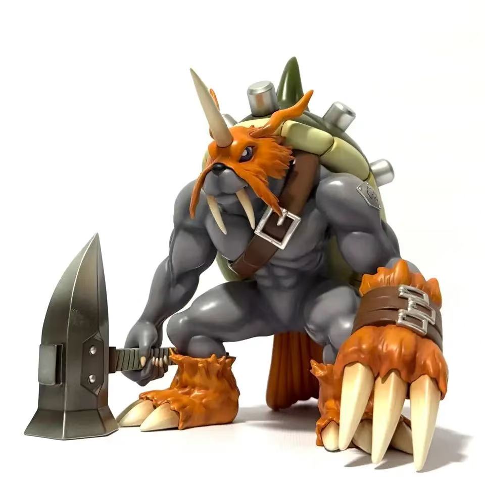 В наличии Аниме Digimon Adventure Фигурка Зудомона ПВХ Статуя Украшение для комнаты Набор кукол Модель Игрушки Подарки на день рождения Долговечный