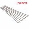 50-100Pcs Stainless Steel Flat Heads Needle Earrings Head Eye Pins Gold Plated for Jewelry Findings Making Accessories Supplies