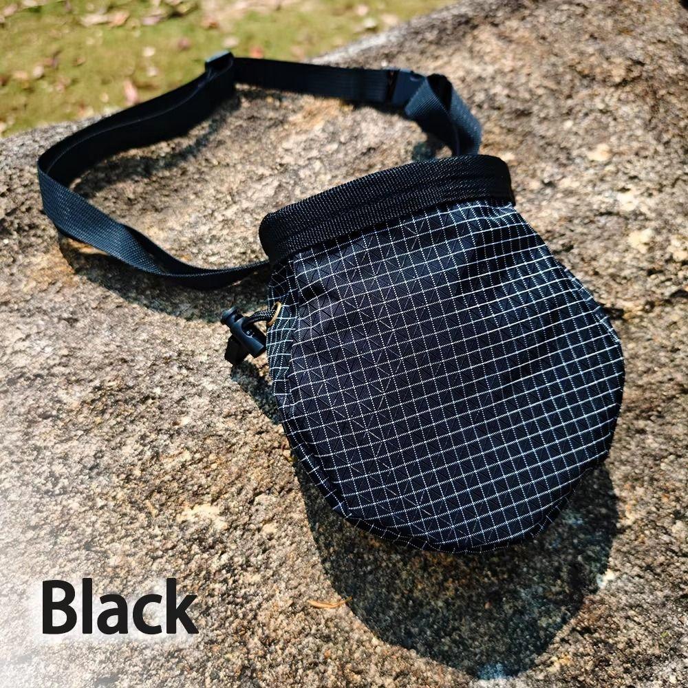 Portable Rock Climbing Chalk Bag Drawstring Dry Magnesium Powder Pocket Running