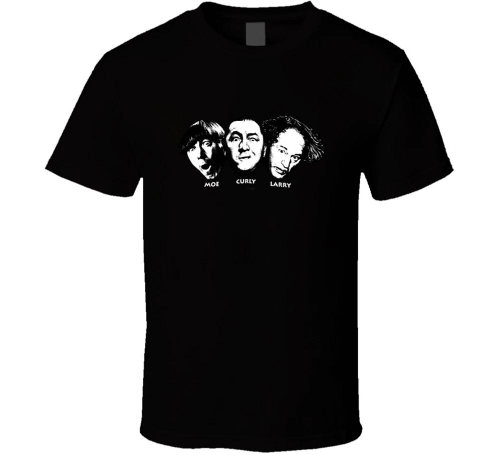 Three 3 Stooges Face Style Funny 80's Movie Tv Retro Love T Shirt Tee Gift New