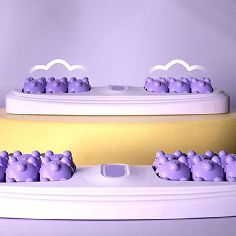 Portable Dual Foot Massage Roller Cat Claw Foot Therapy Foot Massage Instrument Relaxation Point Stimulation Magnetic Roller