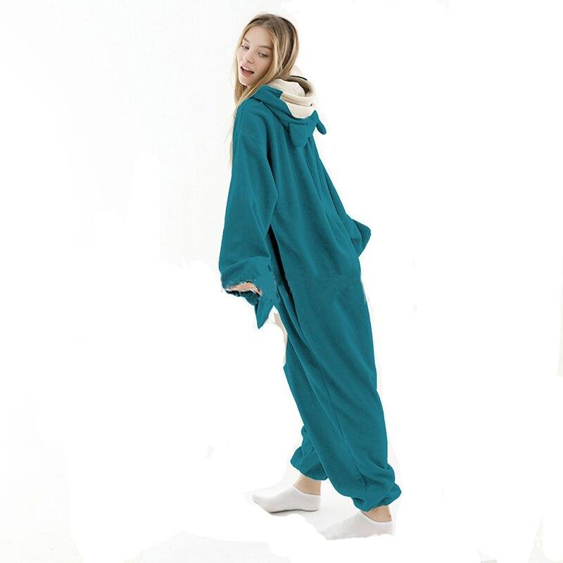 Зимние комбинезоны для взрослых с изображением Майка и утки, пижамы с изображением акулы, кошки, лисы, обезьяны, костюмы с героями мультфильмов, комбинезоны, рождественские комбинезоны с капюшоном