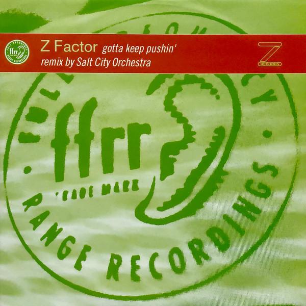 12-дюймовая пластинка Z FACTOR - Gotta Keep Pushin' 5701331 FFRR 1998 UK Танцевальная и электронная Музыка Б/у