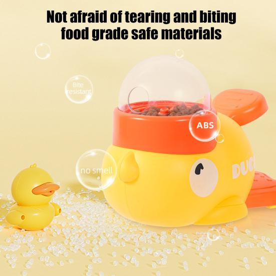 Interactive Dog Puzzle Slow Feeder Duck Shaped Dog Treat Dispenser for Small Medium Dogs Slow Feeder Dog Bowl for Training