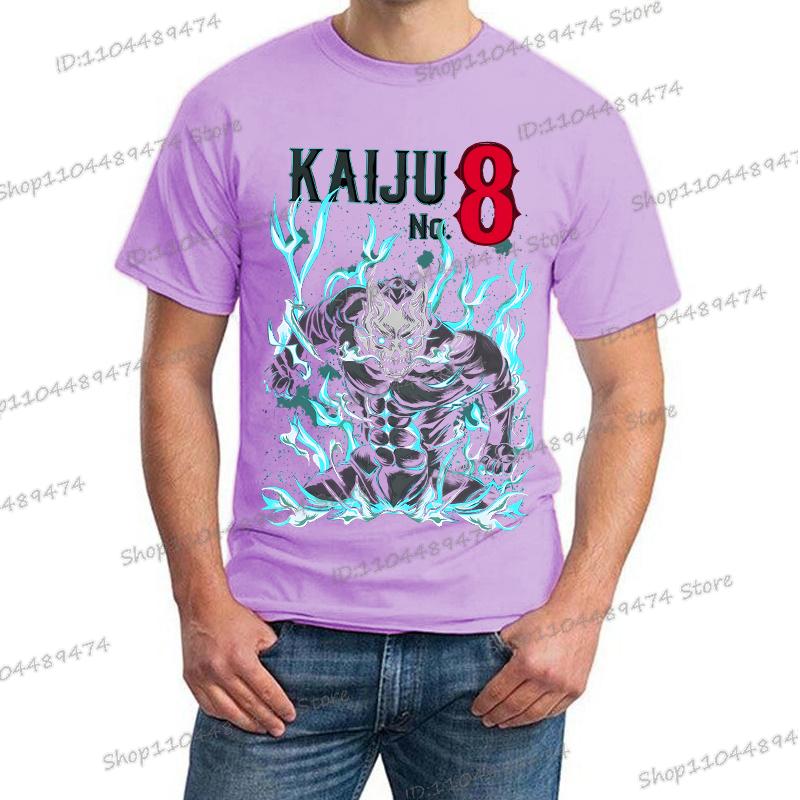 Футболка Kaiju No 8 Мужская Футболка Кафка Хибино Женская Смешная Манга Kaiju No 8 Подарок Уличная Одежда Графическая Футболка Японская Аниме Футболка