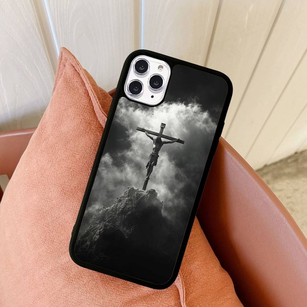 Чехол для телефона Сын Божий Иисус для iPhone 11 12 13 14 15 16 17 Pro Max Plus PC+TPU Ударопрочный корпус