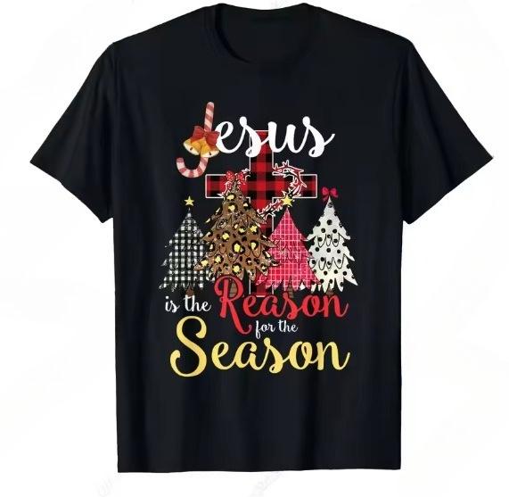 Naughty Xmas Ornaments Kamasutra Adult Humor Christmas High-quality Pure Cotton Men's Short-sleeved T-shirt Casual Loose Top