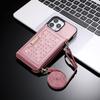 Кошелек-чехол на шнурке через плечо из кожи с отделениями для карт для Samsung Galaxy S23 S22 Ultra S21 FE A54 A52s A72 A53 5G Блестящий чехол