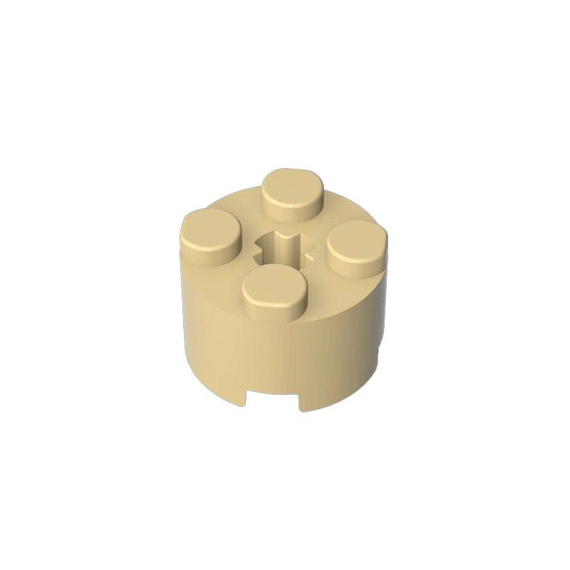 50pcs 3941 Round 2x2 with Axle Hole Building Block Toy Compatible Classic Accessories Construction DIY MOC High-tech Gift