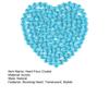 250 шт. акриловые искусственные хрустальные полупрозрачные сердца в форме сердца искусственные драгоценные камни наполнитель для вазы