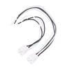 G10Q 4Pin UV Lamp Holder With 15/25cm Cable Ring Plug Insulating Tube Base