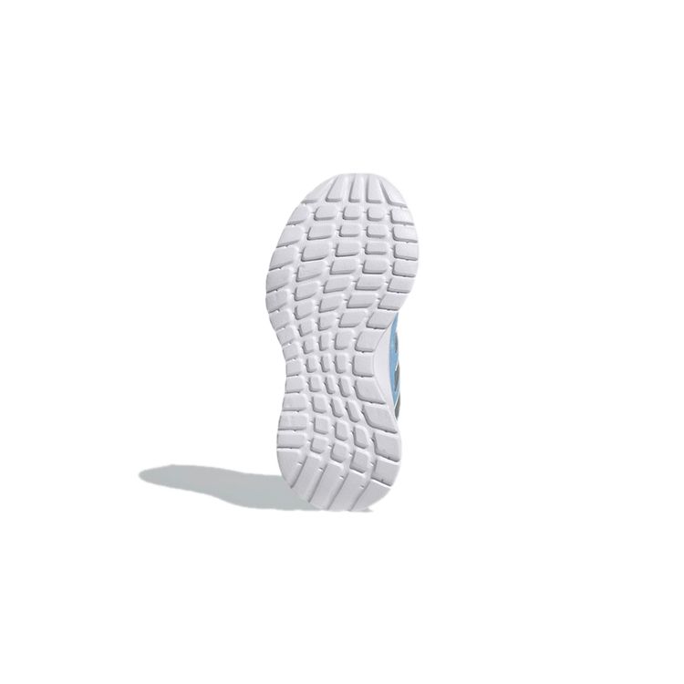 Adidas Tensaur Run Velcro Прочные Нескользящие Низкие Детские Кроссовки для Бега Детские Кроссовки для Бега Сине-Серые H04741