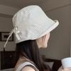 Шляпа летняя панама женская Сяоцин Цяньдунге ретро универсальная солнцезащитная шляпа от солнца шляпа-ведро