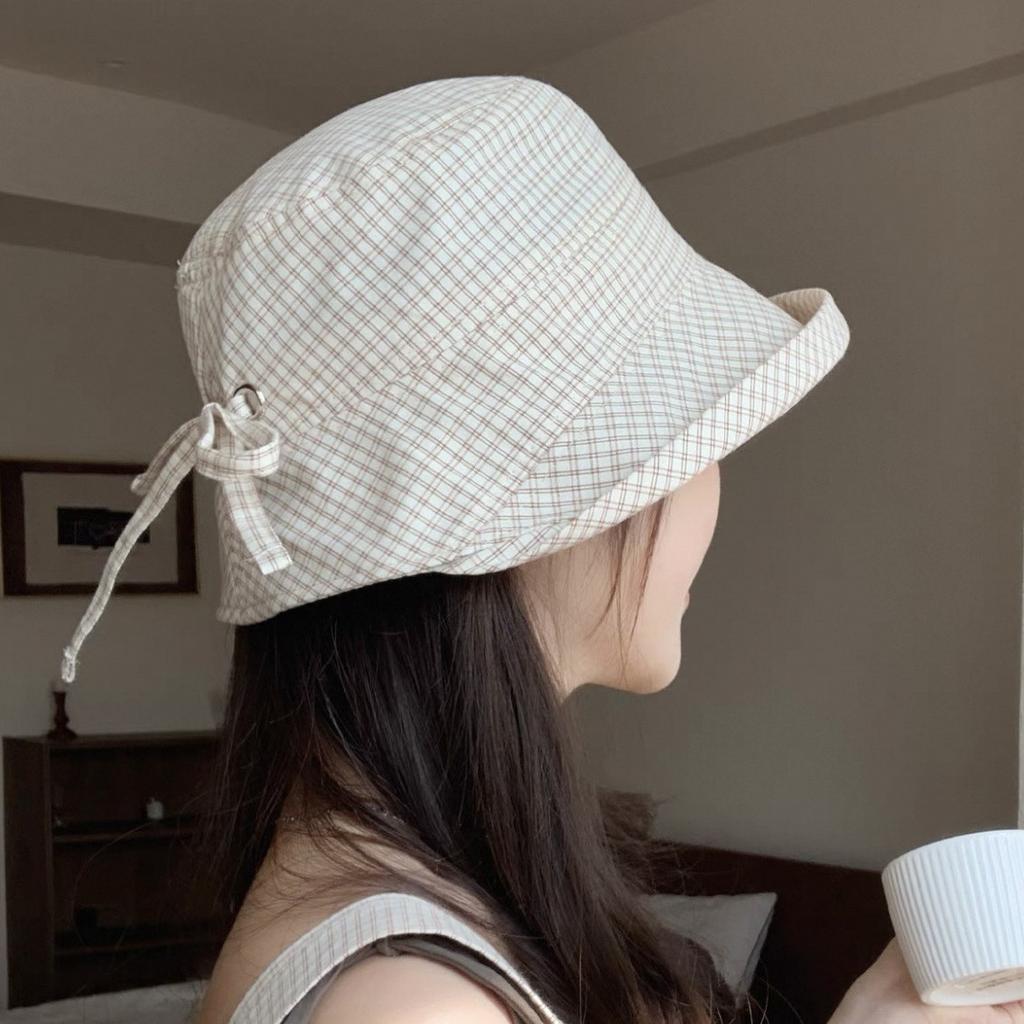 Шляпа летняя панама женская Сяоцин Цяньдунге ретро универсальная солнцезащитная шляпа от солнца шляпа-ведро