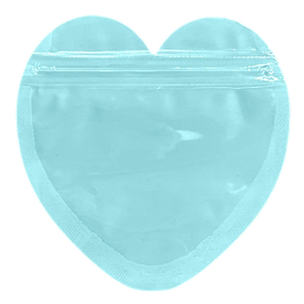 Stylish Heart Shaped Jewelry Self Sealing Bags Elegant Heart Shaped Jewelry Packaging Bags Handy Self Sealing Organizer